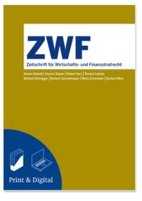 Bild vergrößern Bild: ZWF - Zeitschrift für Wirtschafts- und Finanzstrafrecht - Linde