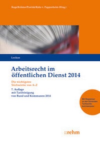 Bild vergrößern Bild: Arbeitsrecht im öffentlichen Dienst 2014 - Rehm