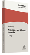 Cover: Definitionen und Schemata Strafrecht - C.H.BECK
