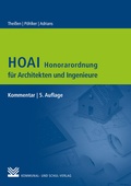 Cover: HOAI - Honorarordnung f&uuml;r Architekten und Ingenieure - KSV Medien