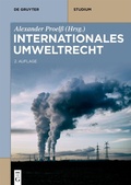 Cover: Internationales Umweltrecht - De Gruyter