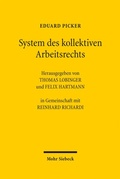 Cover: System des kollektiven Arbeitsrechts - Mohr Siebeck