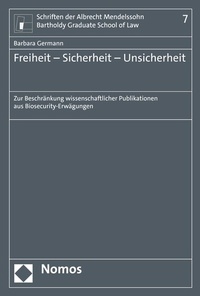 Abbildung von: Freiheit - Sicherheit - Unsicherheit - Nomos