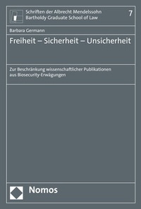 Abbildung von: Freiheit - Sicherheit - Unsicherheit - Nomos