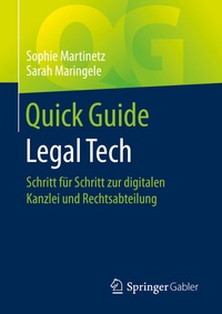 Abbildung von: Quick Guide Legal Tech - Springer Gabler