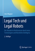 Cover: Legal Tech und Legal Robots - Springer Gabler