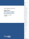 Cover: Legal Tech Rechtsgrundlagen Deutschland & EU - Facultas / FlexLEX
