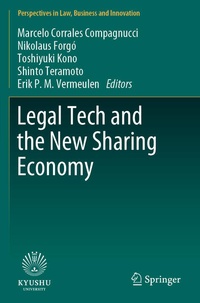 Enlarge image Cover: Legal Tech and the New Sharing Economy - Springer