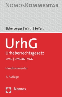 Abbildung von: UrhG: Urheberrechtsgesetz - Nomos