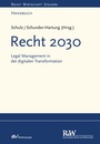 Cover: Recht 2030 - Fachmedien Recht und Wirtschaft