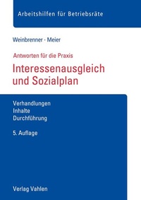 Abbildung von: Interessenausgleich und Sozialplan - Vahlen