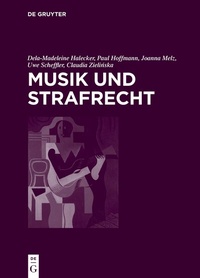 Abbildung von: Musik und Strafrecht - De Gruyter