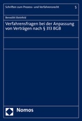 Bild: Verfahrensfragen bei der Anpassung von Verträgen nach § 313 BGB - Nomos