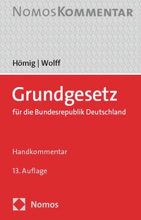 Abbildung von: Grundgesetz für die Bundesrepublik Deutschland - Nomos