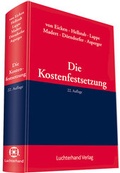 Cover: Die Kostenfestsetzung - Luchterhand