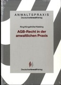Cover: AGB-Recht in der anwaltlichen Praxis - Deutscher Anwaltverlag