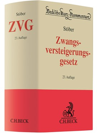 Bild vergrößern Bild: Zwangsversteigerungsgesetz: ZVG - C.H.BECK
