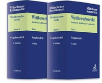 Abbildung von: Münchener Kommentar zum Wettbewerbsrecht: Band 3 + Band 4 - C.H.BECK