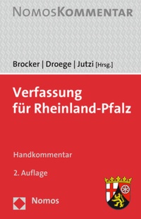 Abbildung von: Verfassung für Rheinland-Pfalz - Nomos