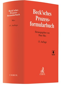 Abbildung von: Beck'sches Prozessformularbuch - C.H.BECK