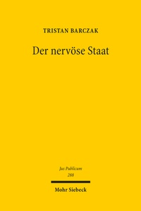 Abbildung von: Der nervöse Staat - Mohr Siebeck