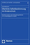 Cover: Elterliche Selbstbestimmung im Kinderschutz - Nomos