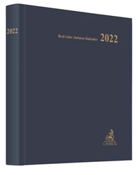 Abbildung von: Beck'scher Juristen-Kalender 2022 - C.H.BECK