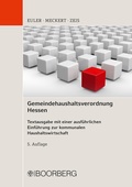 Cover: Gemeindehaushaltsverordnung Hessen - Boorberg