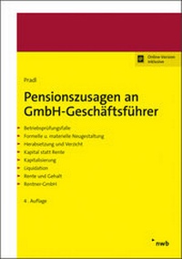 Abbildung von: Pensionszusagen an GmbH-Geschäftsführer - NWB