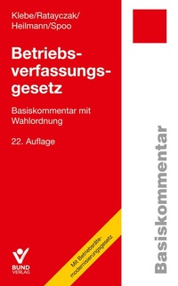 Bild vergrößern Bild: Betriebsverfassungsgesetz: BetrVG - Bund-Verlag