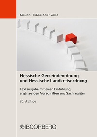 Abbildung von: Hessische Gemeindeordnung und Hessische Landkreisordnung - Boorberg