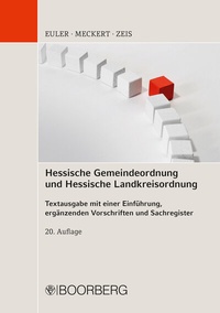 Abbildung von: Hessische Gemeindeordnung und Hessische Landkreisordnung - Boorberg