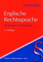Cover: Englische Rechtssprache - Manz
