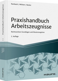 Abbildung von: Praxishandbuch Arbeitszeugnisse - Haufe-Lexware