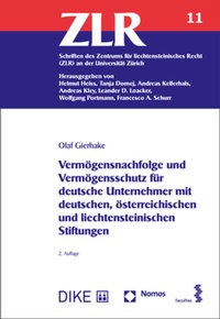 Abbildung von: Vermögensnachfolge und Vermögensschutz für deutsche Unternehmer mit deutschen, österreichischen und liechtensteinischen Stiftungen - Nomos