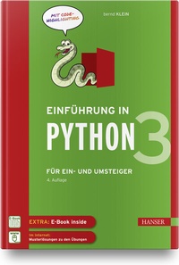 Bild vergrößern Bild: Einführung in Python 3 - Hanser