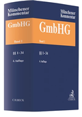 Cover: M&uuml;nchener Kommentar zum Gesetz betreffend die Gesellschaften mit beschr&auml;nkter Haftung - Band 1 - C.H.BECK