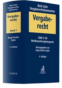 Abbildung von: Beck'scher Vergaberechtskommentar - Band 1 - C.H.BECK