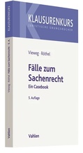Cover: F&auml;lle zum Sachenrecht - Vahlen