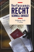 Cover: Verfassungsrecht - Schnell erfasst - Springer