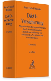Enlarge image Cover: D&O-Versicherung - C.H.BECK