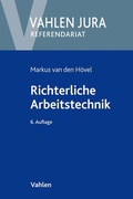Abbildung von: Richterliche Arbeitstechnik - Vahlen