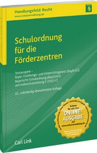 Abbildung von: Schulordnung für die Förderzentren - Carl Link Verlag