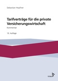 Cover: Tarifvertr&auml;ge f&uuml;r die private Versicherungswirtschaft - VVW Verlag Versicherungswirtschaft
