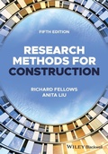 Cover: Research Methods for Construction - Wiley-Blackwell