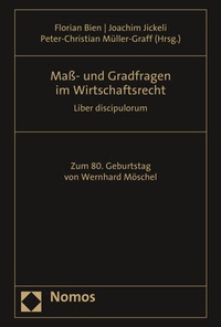 Abbildung von: Maß- und Gradfragen im Wirtschaftsrecht - Nomos