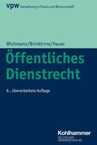 Abbildung von: Öffentliches Dienstrecht - Deutscher Gemeindeverlag