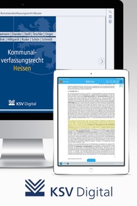 Abbildung von: Kommunalverfassungsrecht Hessen - (digital) - Kommunal- und Schul-Verlag