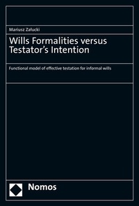 Abbildung von: Wills Formalities versus Testator's Intention - Nomos