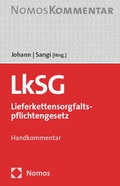 Cover: LkSG - Lieferkettensorgfaltspflichtengesetz - Nomos